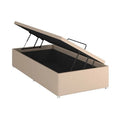 Base Baú Para Cama de Solteiro 88x188 Ortobom Physical com Pistão e Espaço Interno