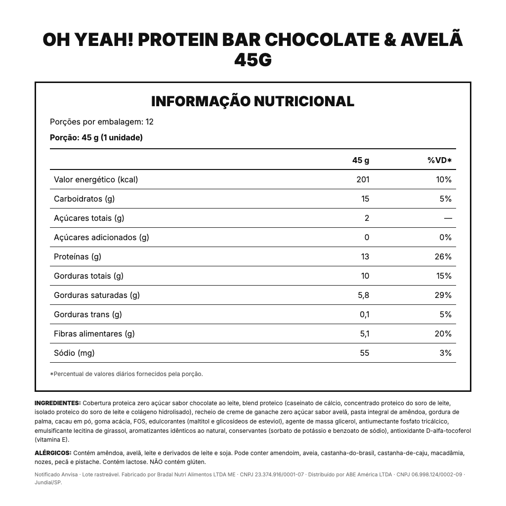 Barra de Proteína Recheada OhYeah!