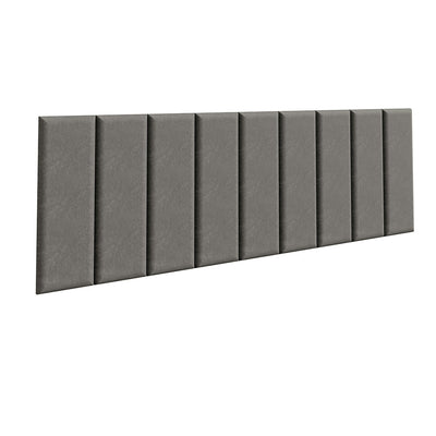 Cabeceira Estofada Modular Kit 9 Peças para Camas até Casal/Queen Silver Madesa