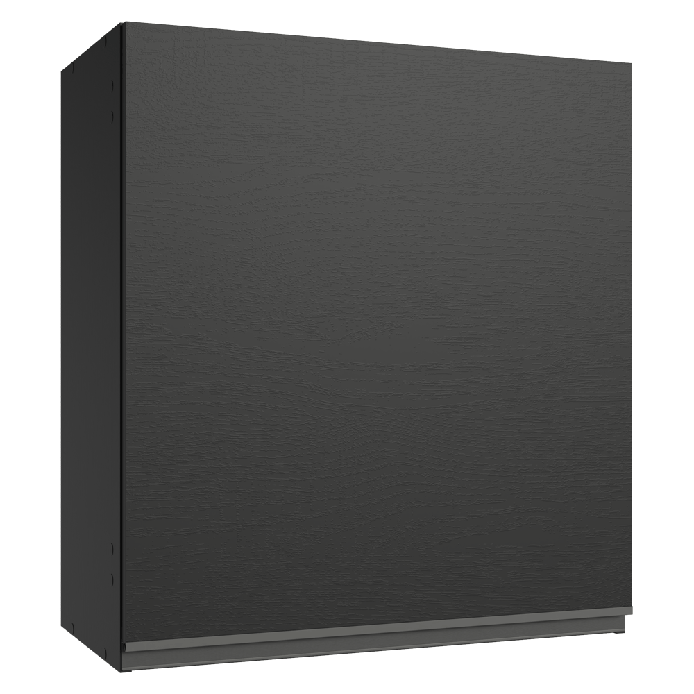 Armário Aéreo 60 cm 1 Porta Preto Nice Madesa
