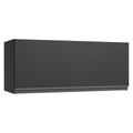 Armário Aéreo 80 cm 1 Porta Basculante Preto Nice Madesa
