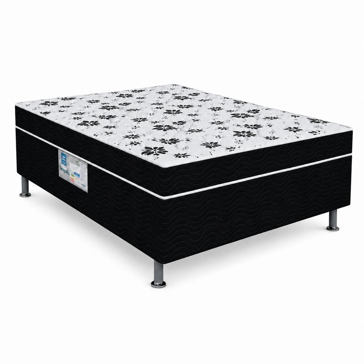 Cama Box Conjugada Casal D28 138x188x43 Union Ortopedic Ortobom