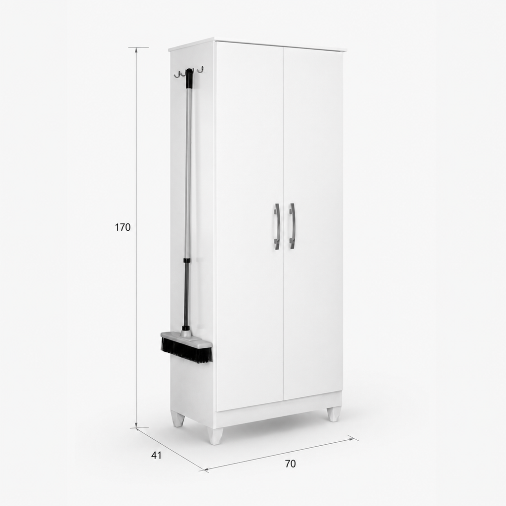 Armário Multiuso Jade 2 Portas 170x70cm Moval