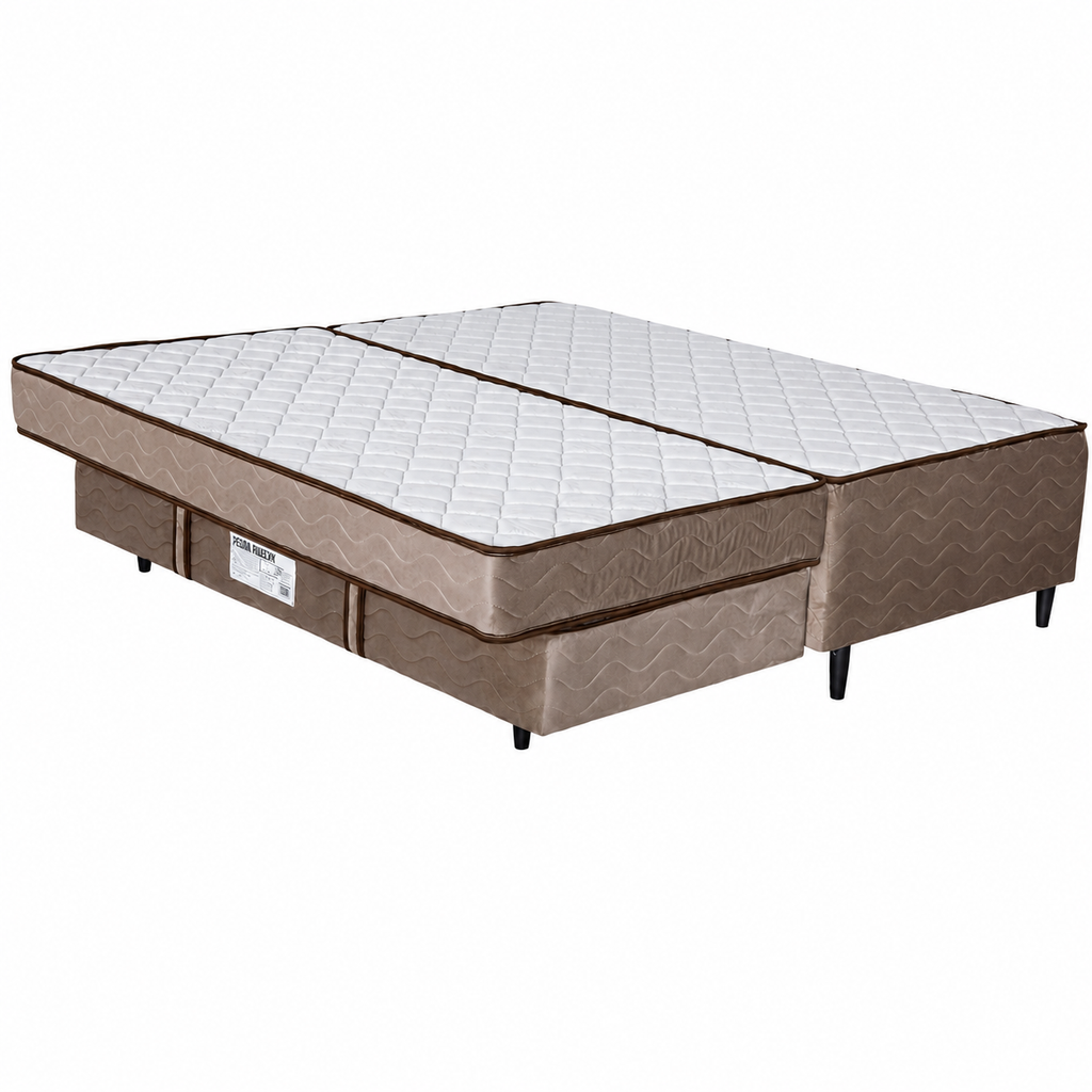Cama Box com Auxiliar 3 em 1 Real Plus 88cmx188cm Design
