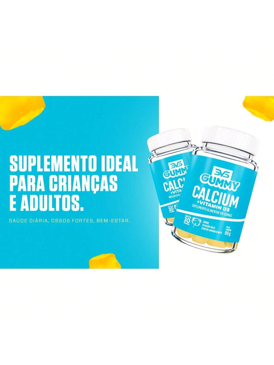 Cálcio + Vitamina D3 30 Gomas