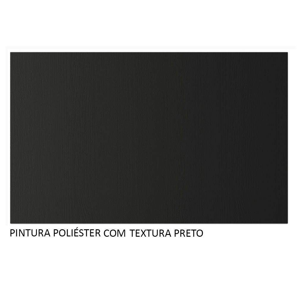 Armário de Cozinha Compacta 120cm Madesa Preto