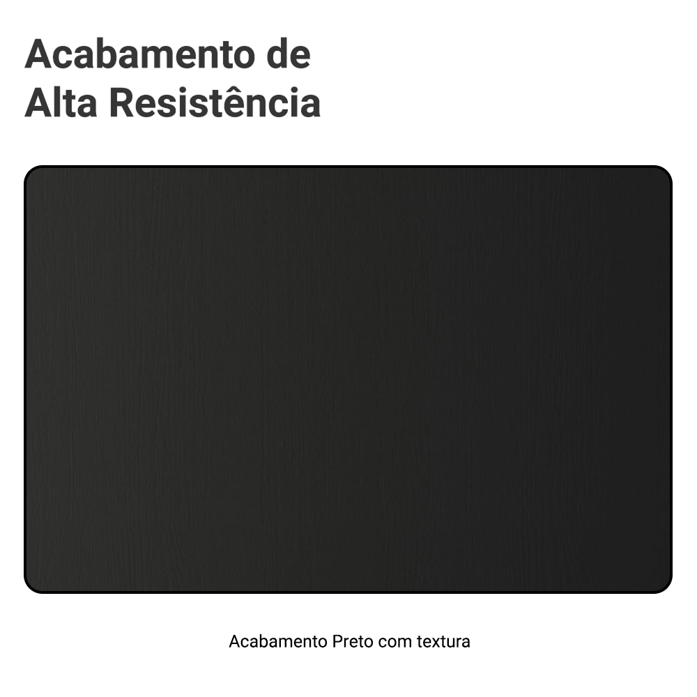 Armário de Cozinha Compacta 120 cm Suspenso Preto Nice Madesa 06