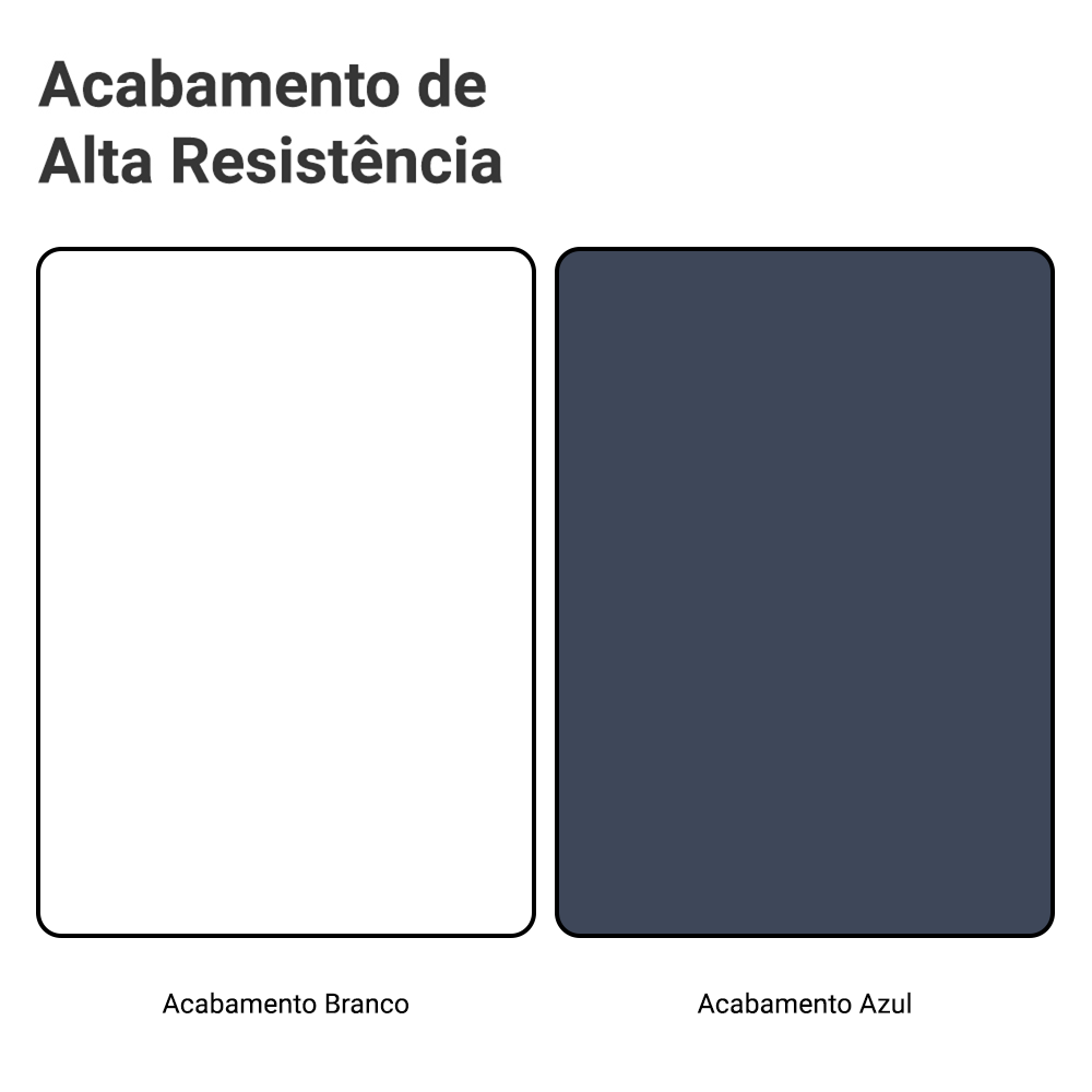 Armário de Cozinha Completa 270 cm Branco/Azul Vik Madesa 05