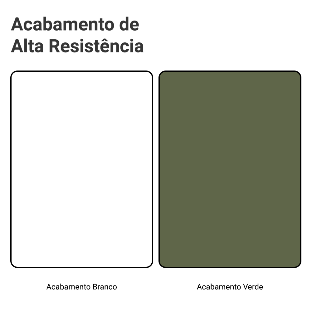 Armário de Cozinha Completa 270 cm Branco/Verde Vik Madesa 05