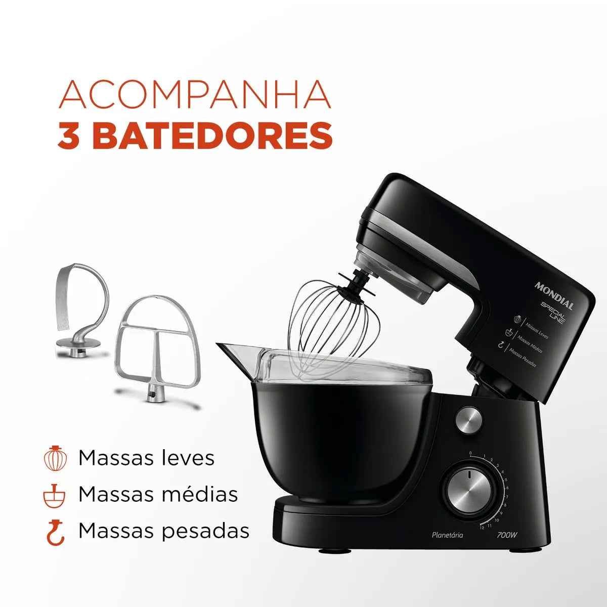 Batedeira Planetária Mondial B-48-SL