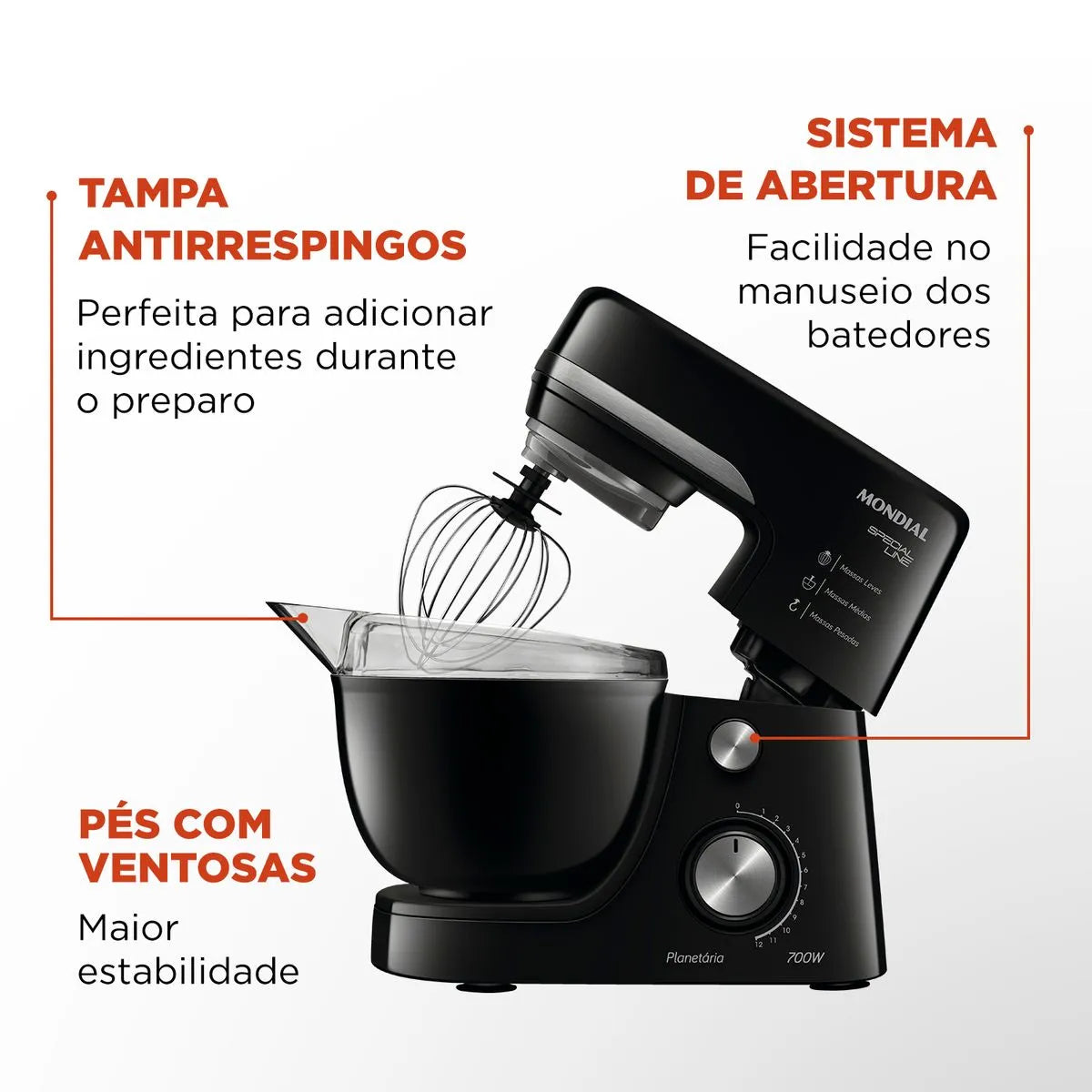 Batedeira Planetária Mondial B-48-SL