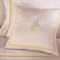 Almofada Margarida 300 Fios Cetim 100% Algodão Egípcio 45x45cm Trussardi