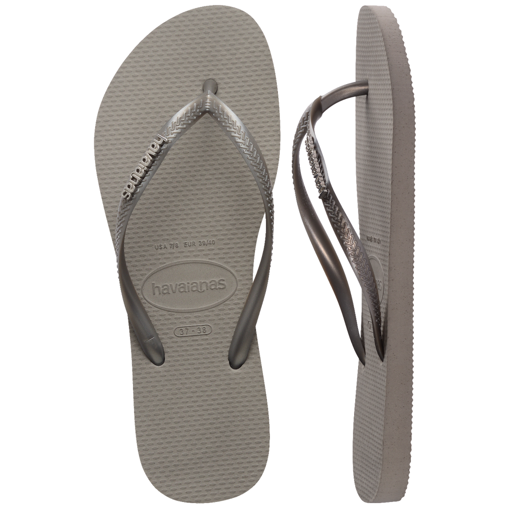 Chinelo Havaianas Slim Logo Metallic