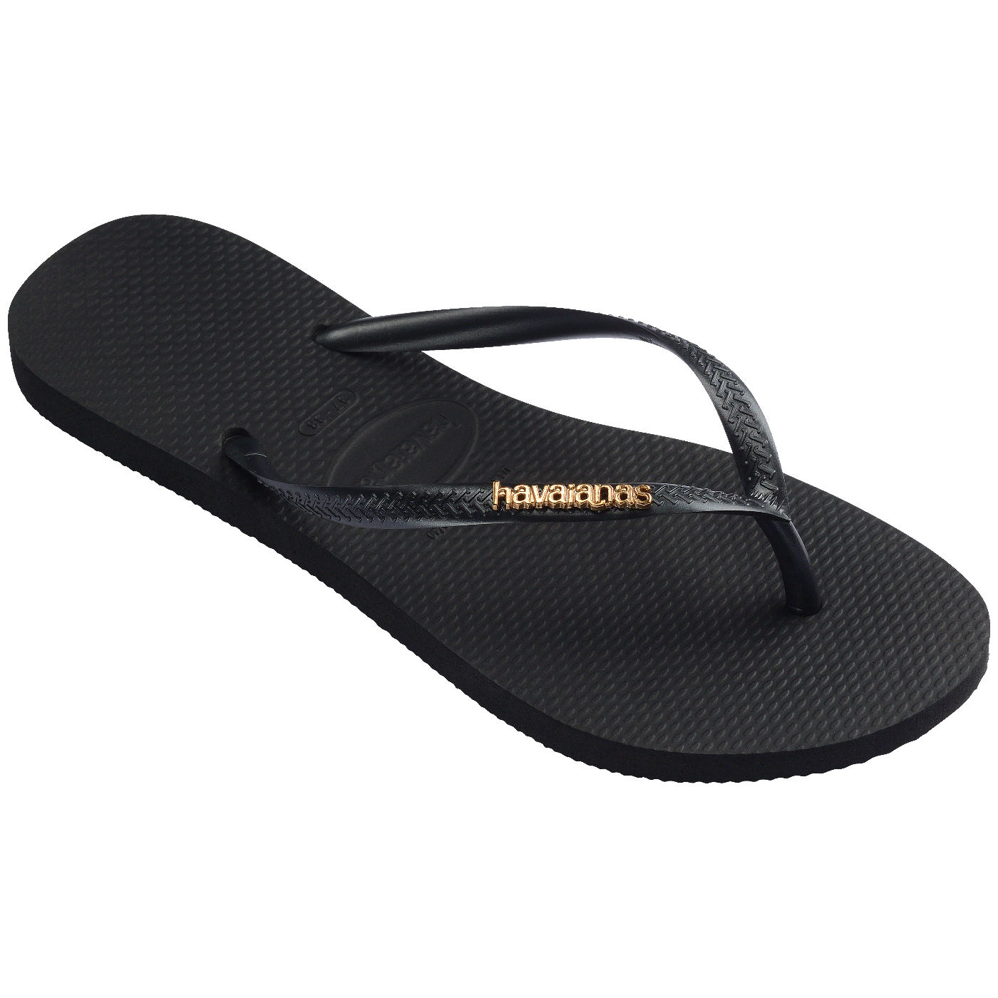 Chinelo Havaianas Slim Logo Metallic