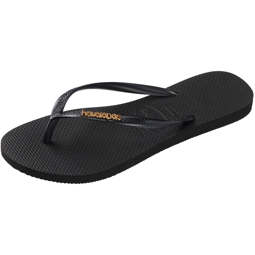 Chinelo Havaianas Slim Logo Metallic