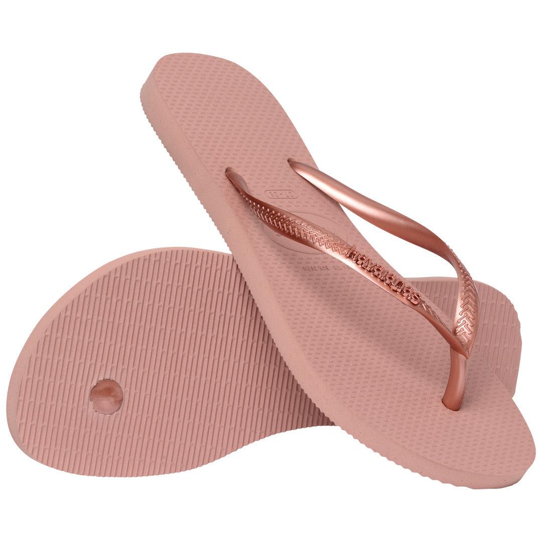 Chinelo Havaianas Slim Logo Metallic