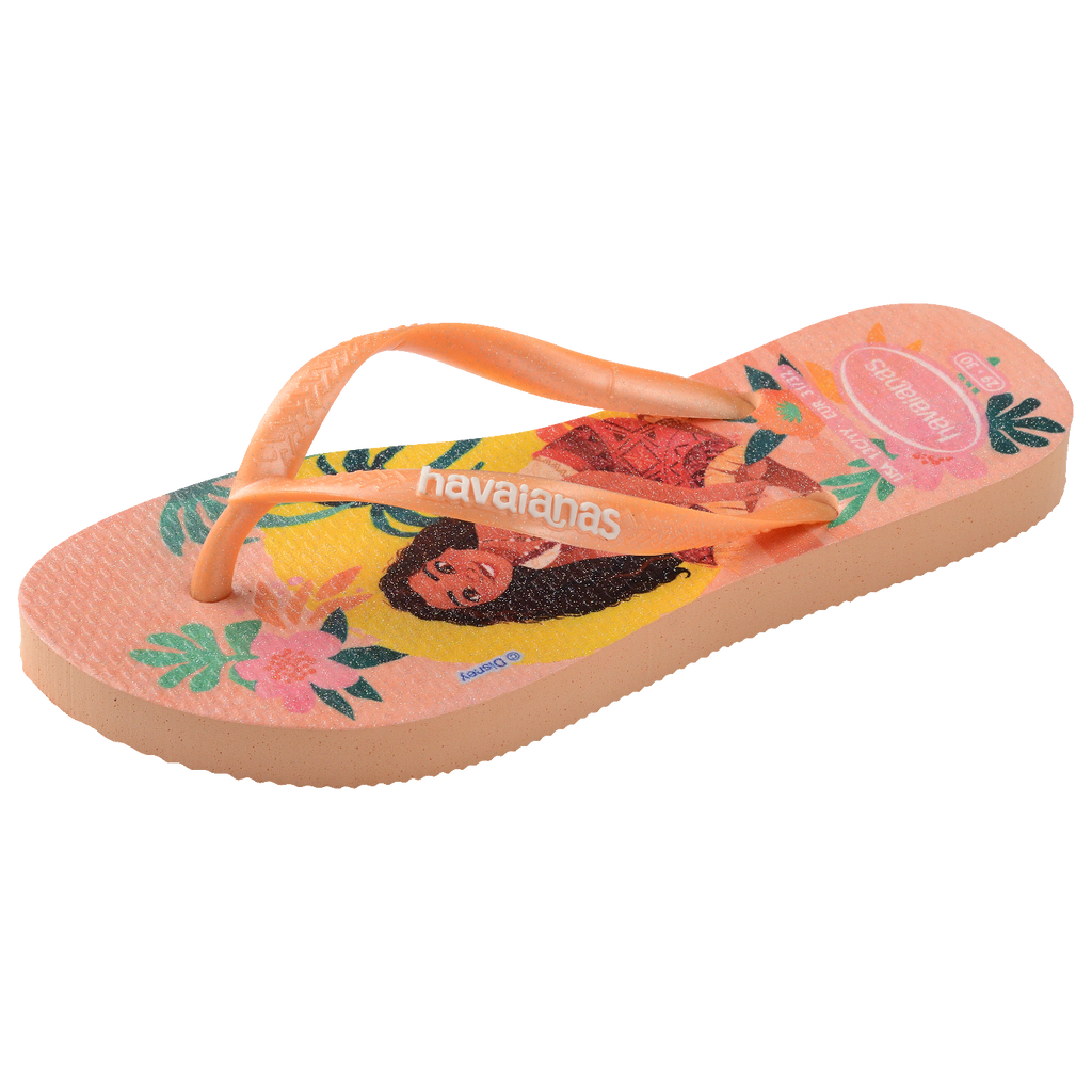 Chinelo Havaianas Infantil Slim Princesas Moana