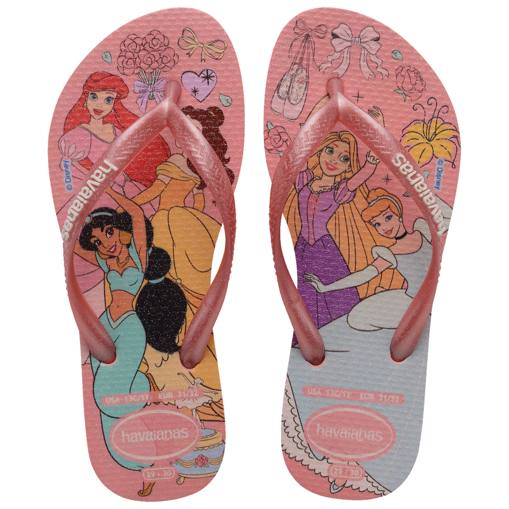 Chinelo Havaianas Infantil Slim Princesas
