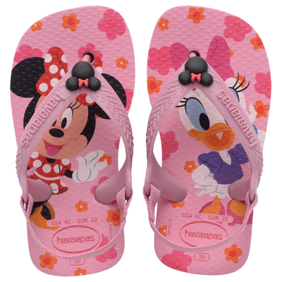 Chinelo Havaianas Baby Disney Classicos Minnie & Margarida