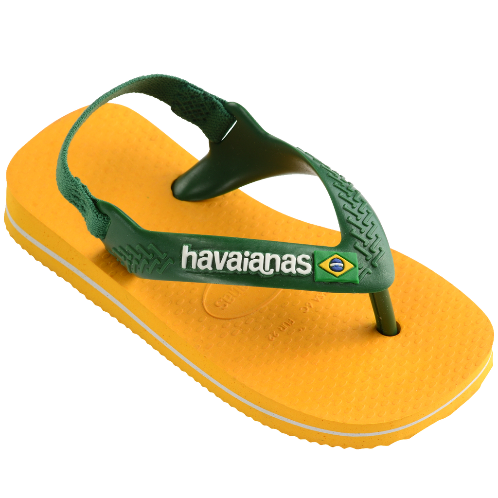 Chinelo Havaianas Baby Brasil Logo