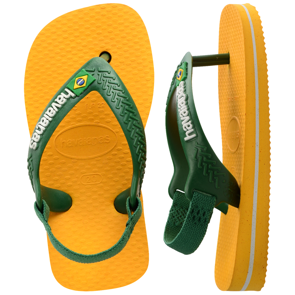 Chinelo Havaianas Baby Brasil Logo