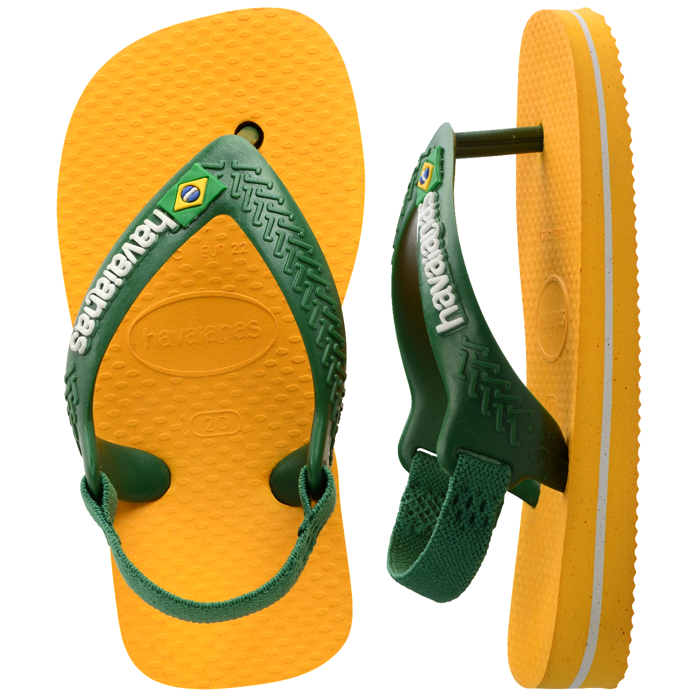 Chinelo Havaianas Baby Brasil Logo