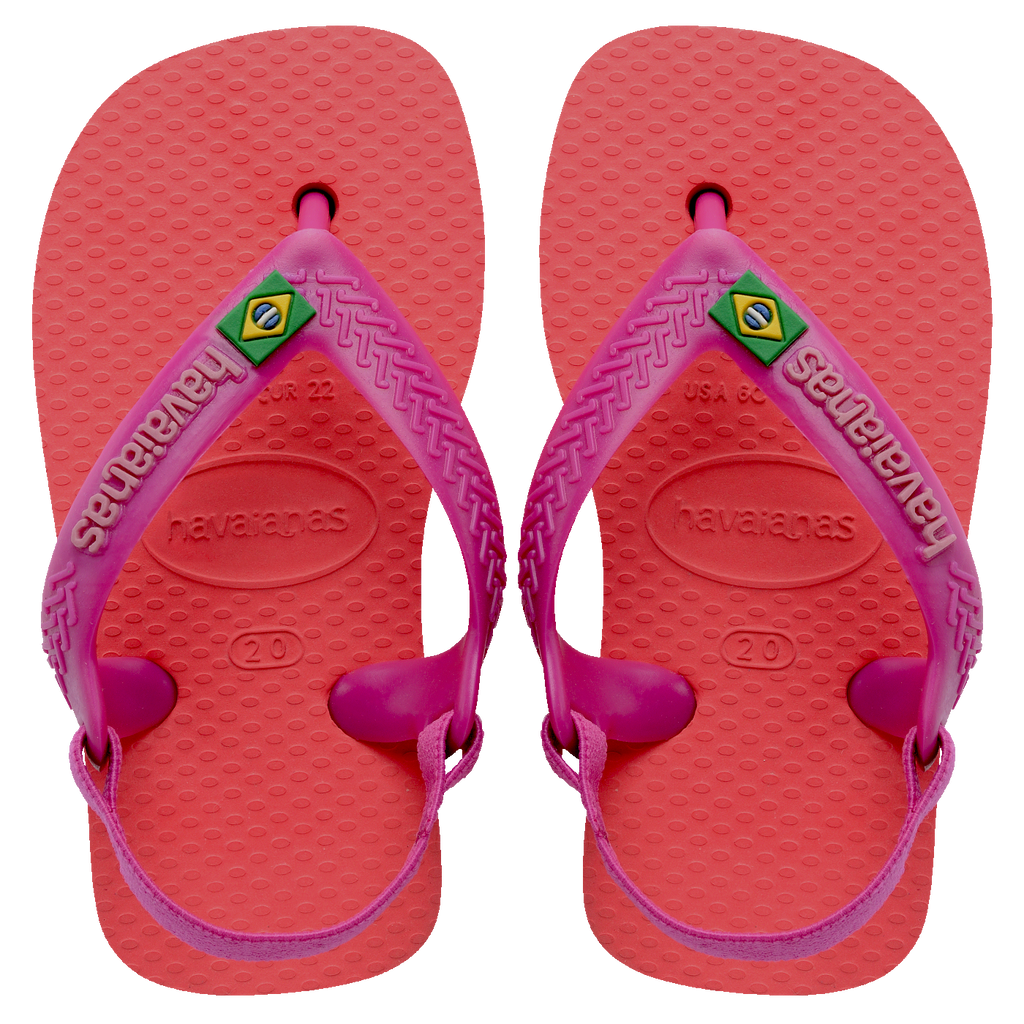 Chinelo Havaianas Baby Brasil Logo