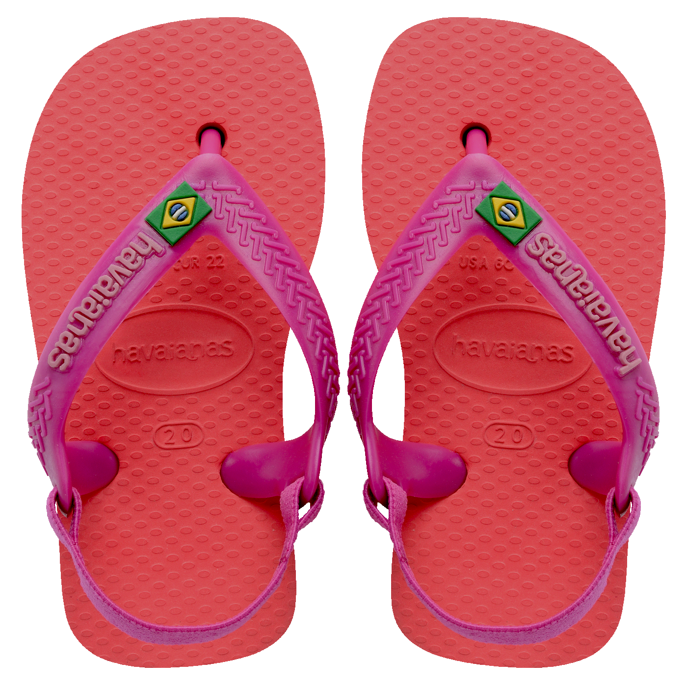 Chinelo Havaianas Baby Brasil Logo