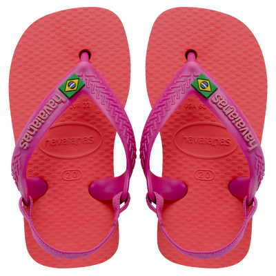 Chinelo Havaianas Baby Brasil Logo