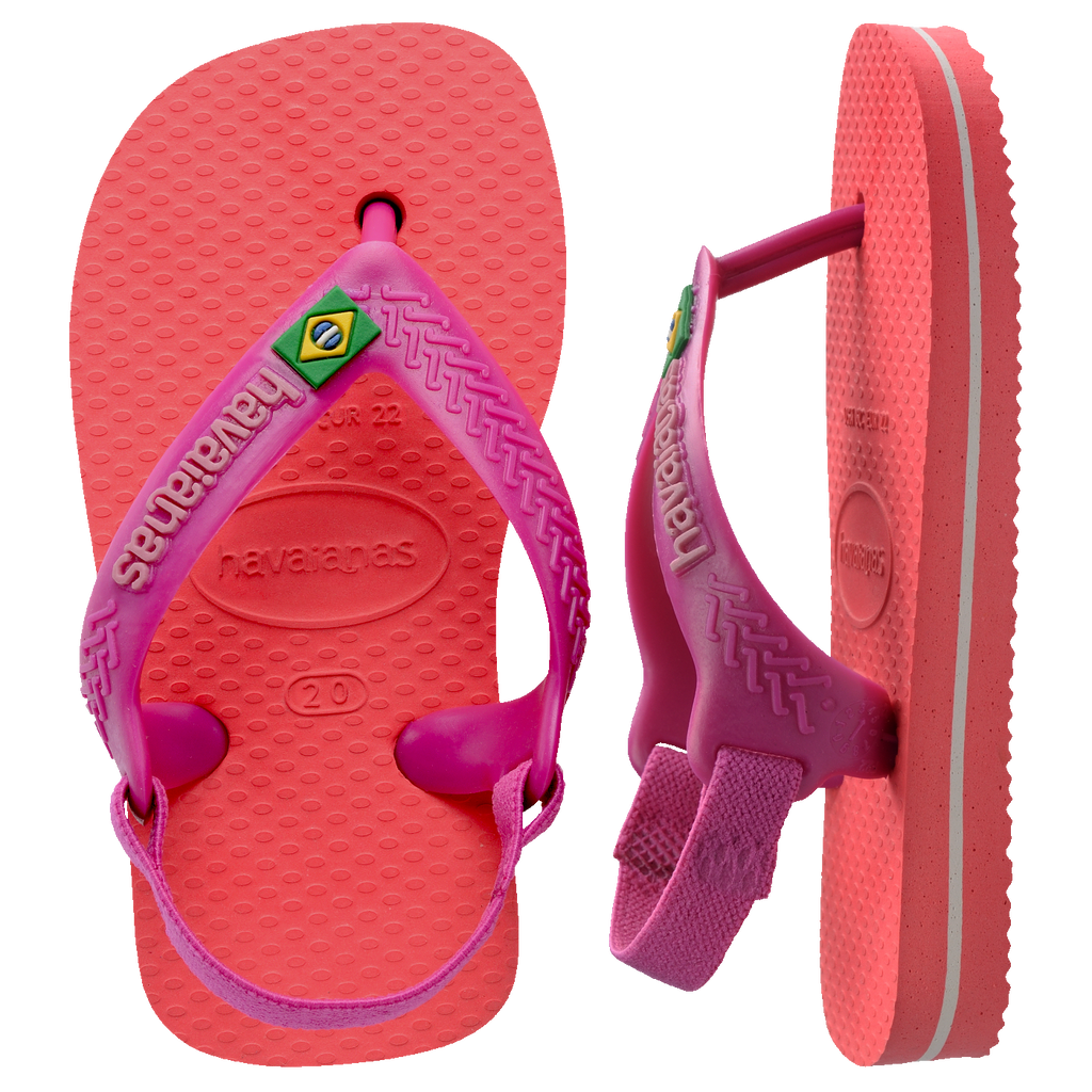 Chinelo Havaianas Baby Brasil Logo