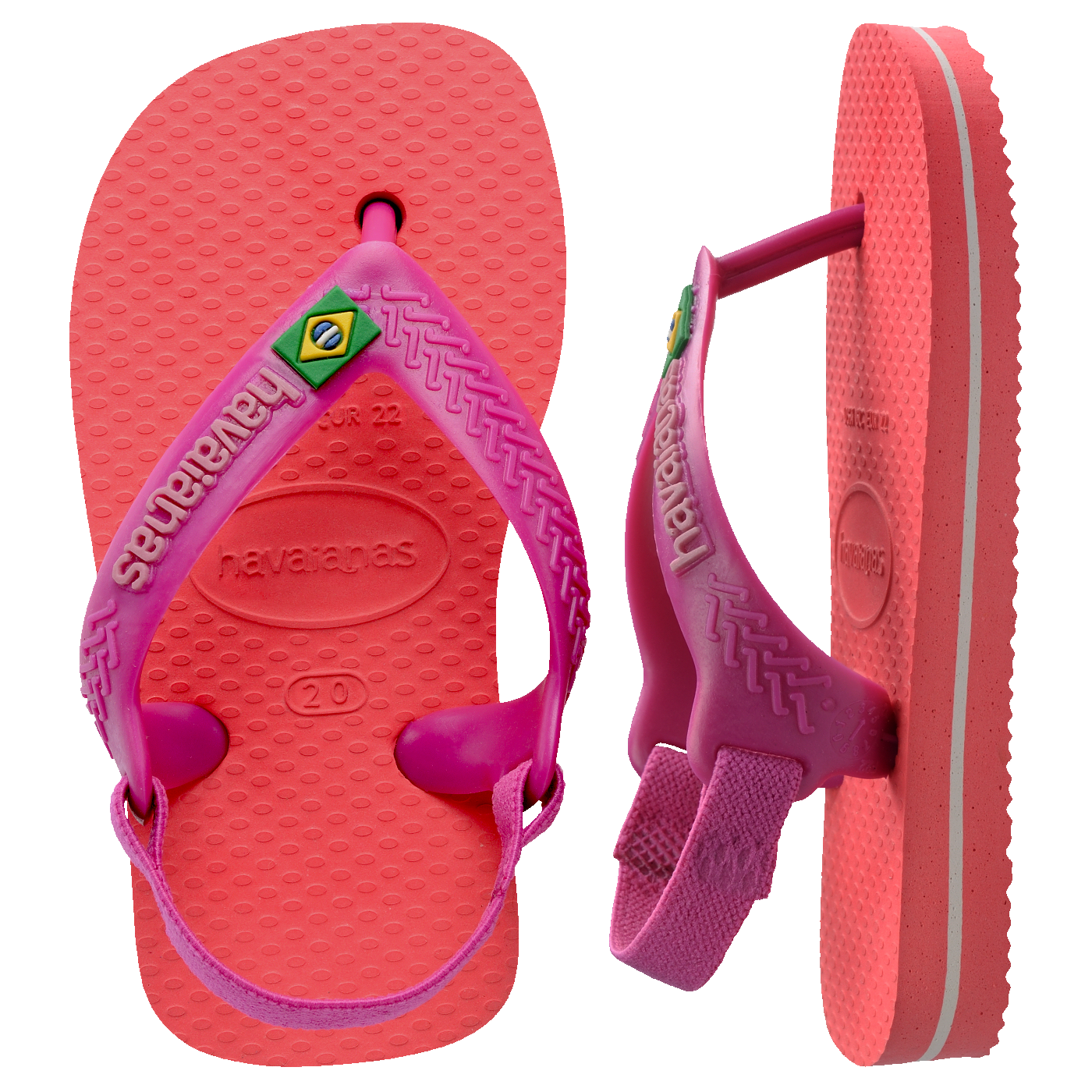 Chinelo Havaianas Baby Brasil Logo