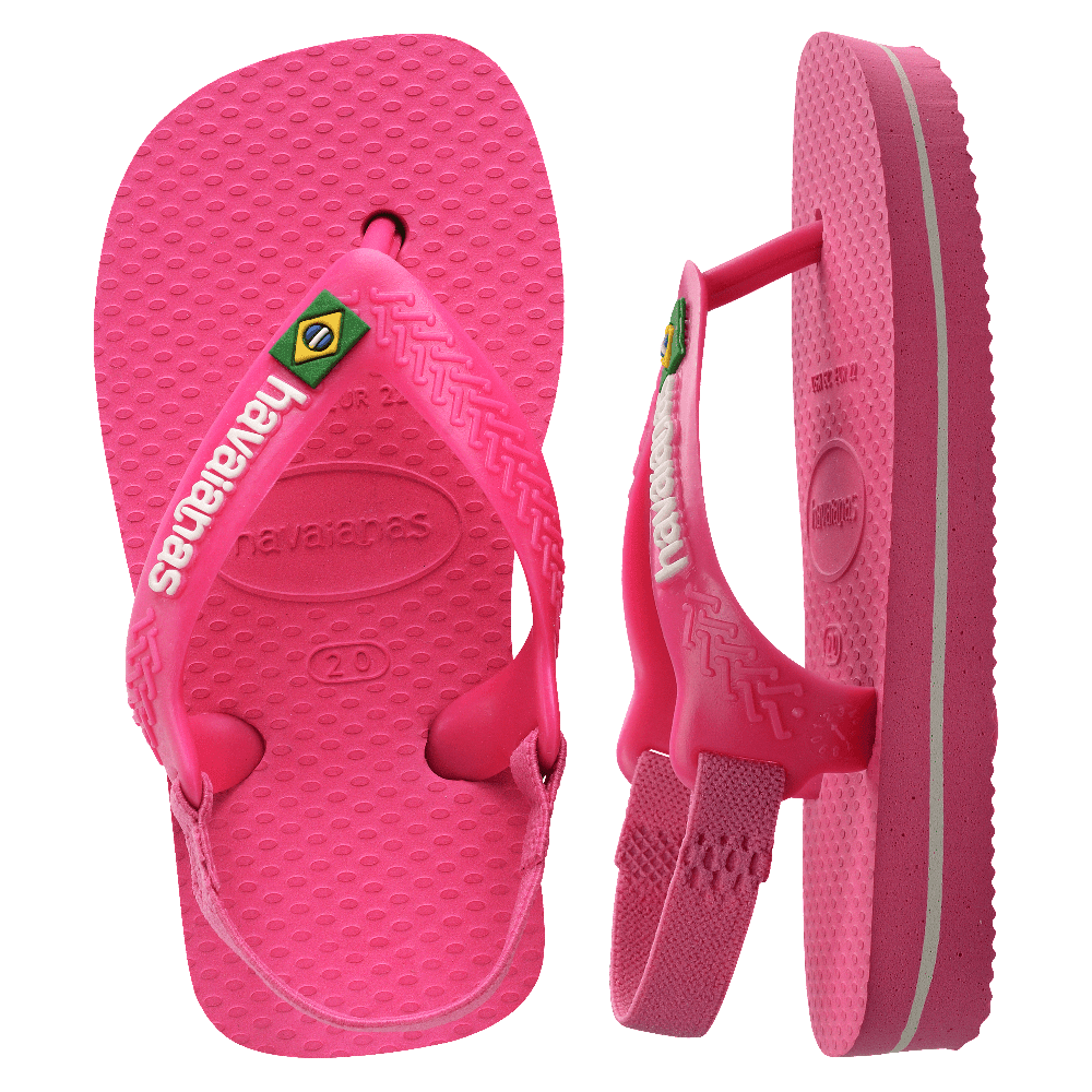 Chinelo Havaianas Baby Brasil Logo