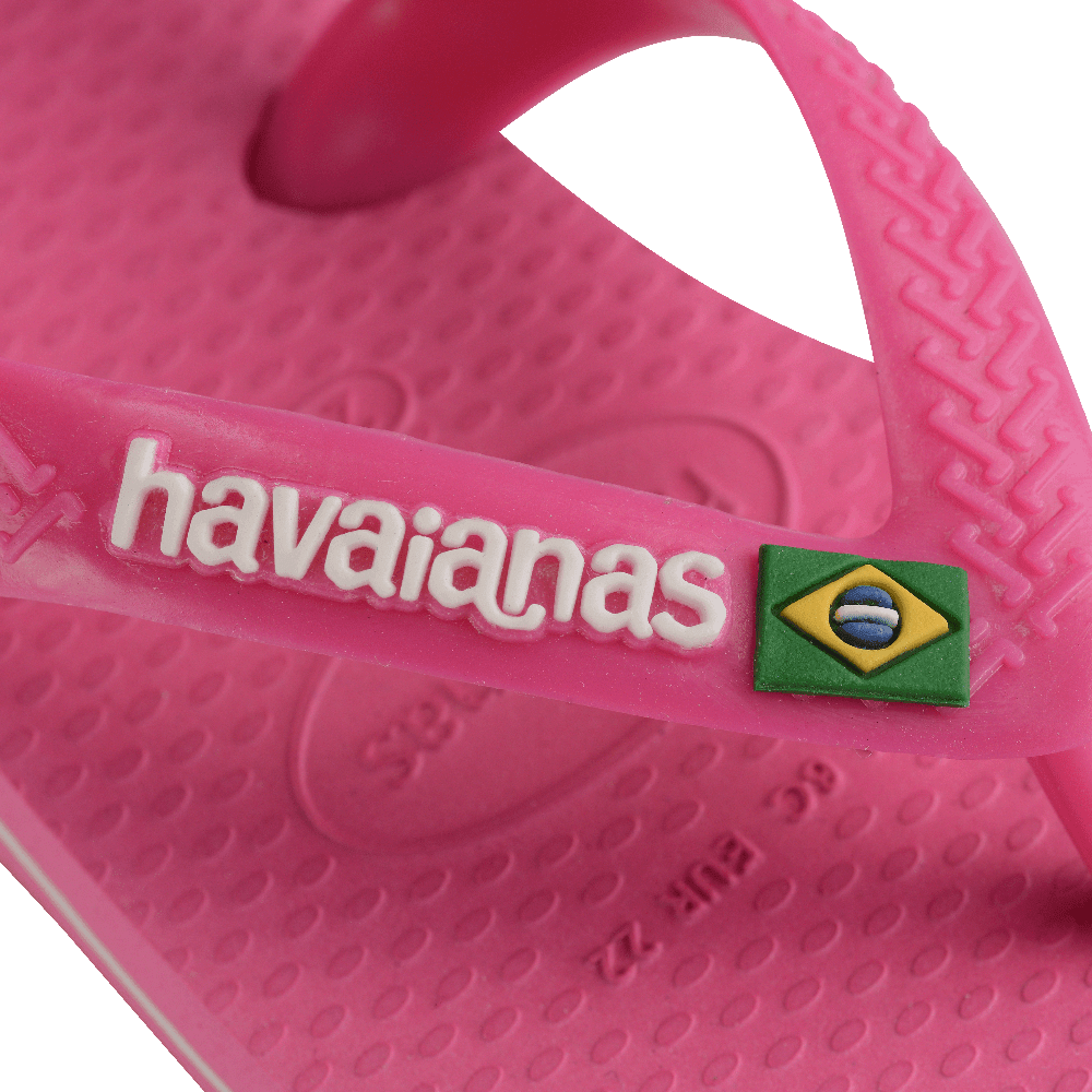 Chinelo Havaianas Baby Brasil Logo