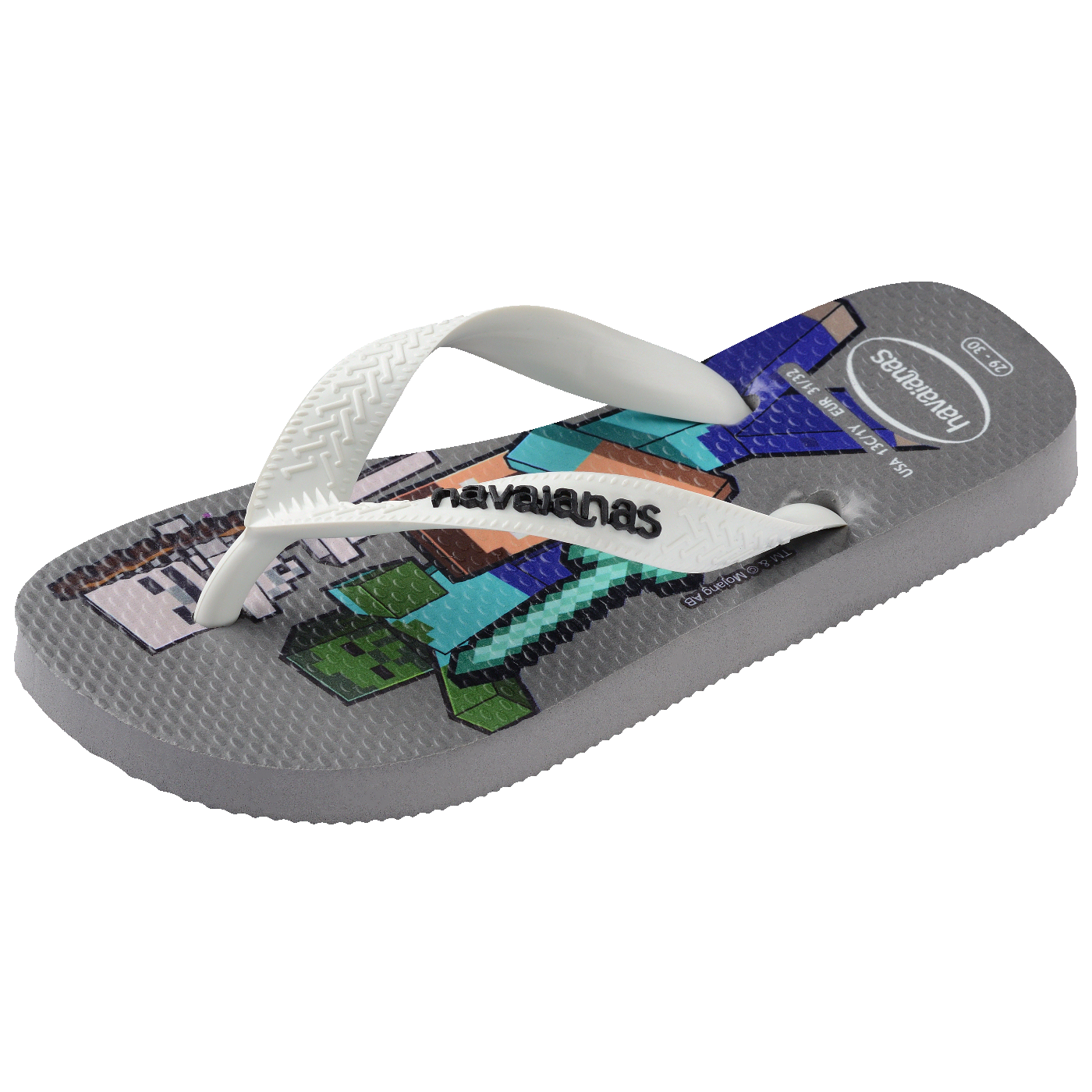 Chinelo Havaianas Infantil Minecraft