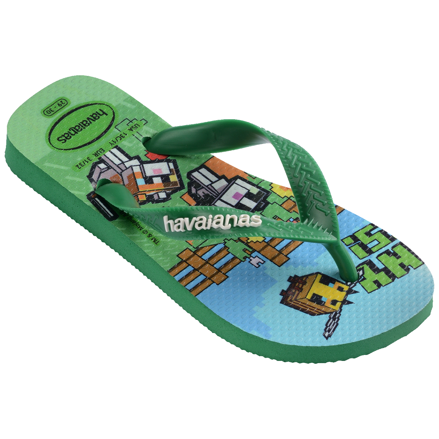 Chinelo Havaianas Infantil Minecraft