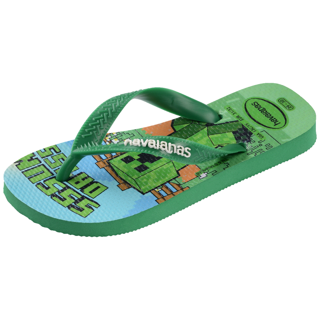 Chinelo Havaianas Infantil Minecraft