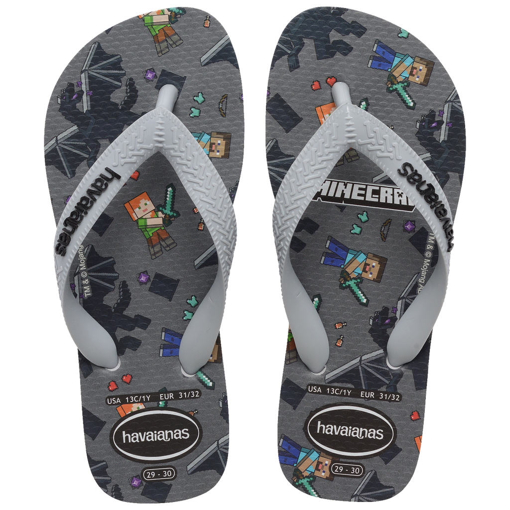 Chinelo Havaianas Infantil Minecraft
