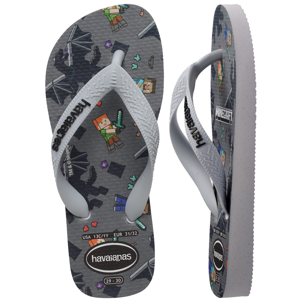 Chinelo Havaianas Infantil Minecraft