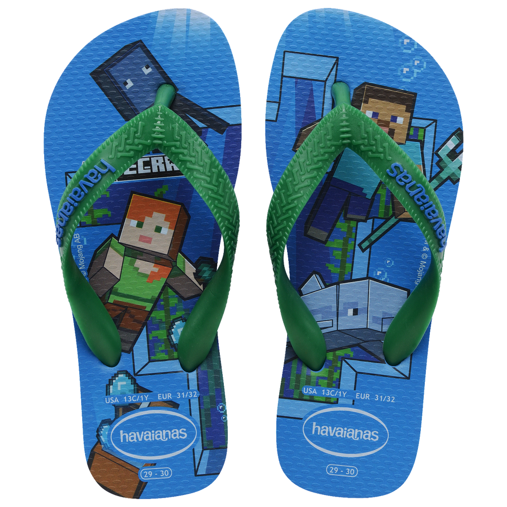 Chinelo Havaianas Infantil Minecraft
