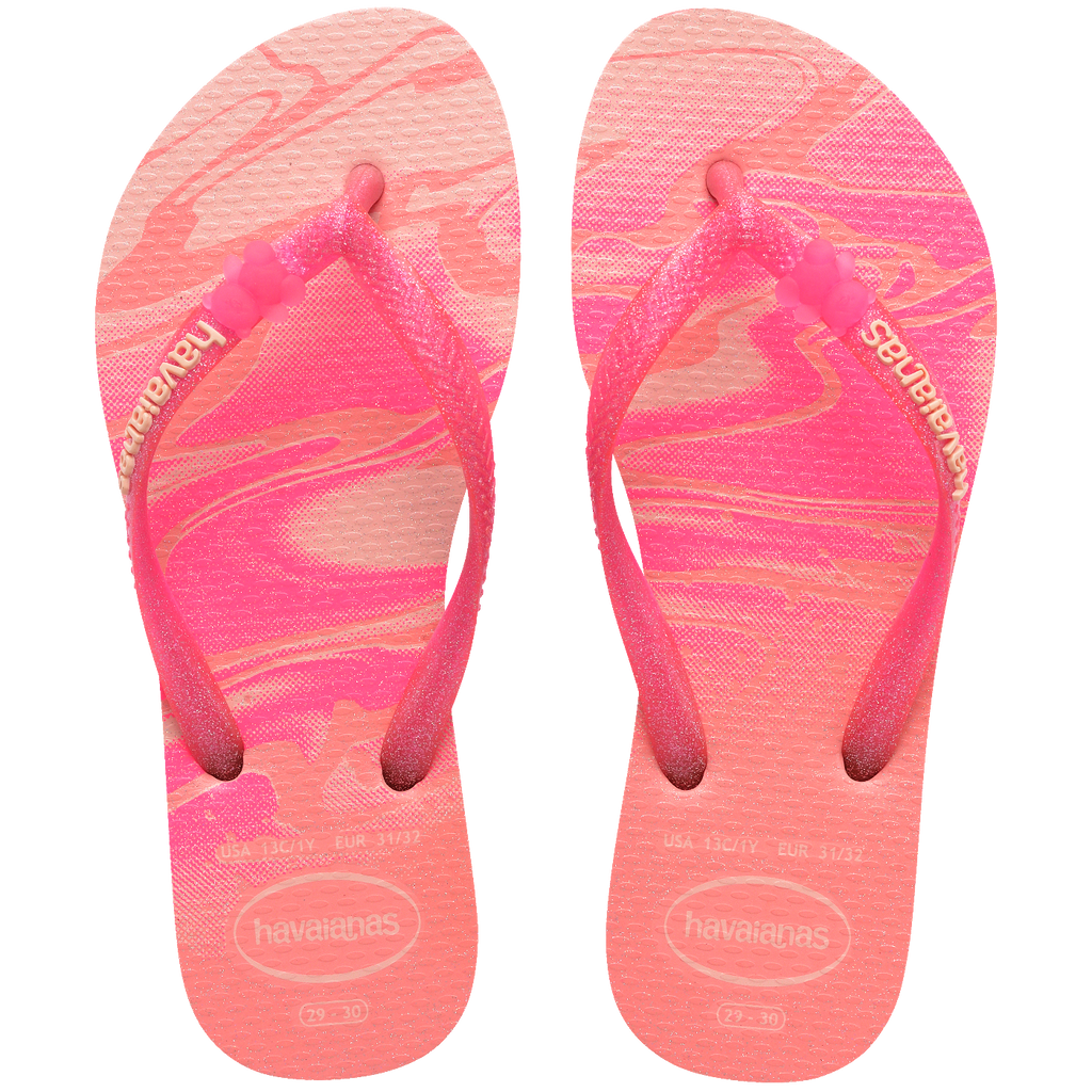 Chinelo Havaianas Infantil Slim Glitter II
