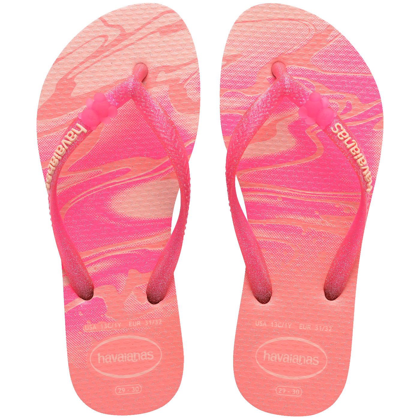Chinelo Havaianas Infantil Slim Glitter II