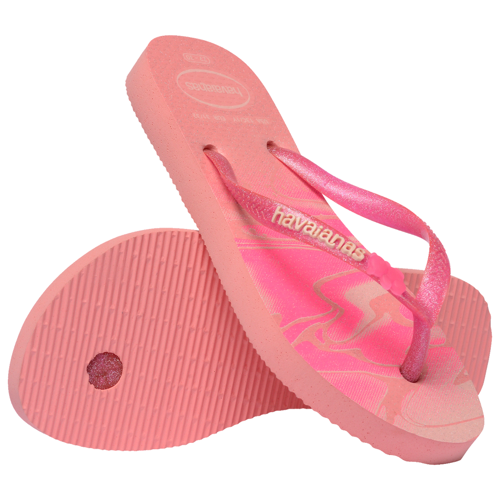 Chinelo Havaianas Infantil Slim Glitter II
