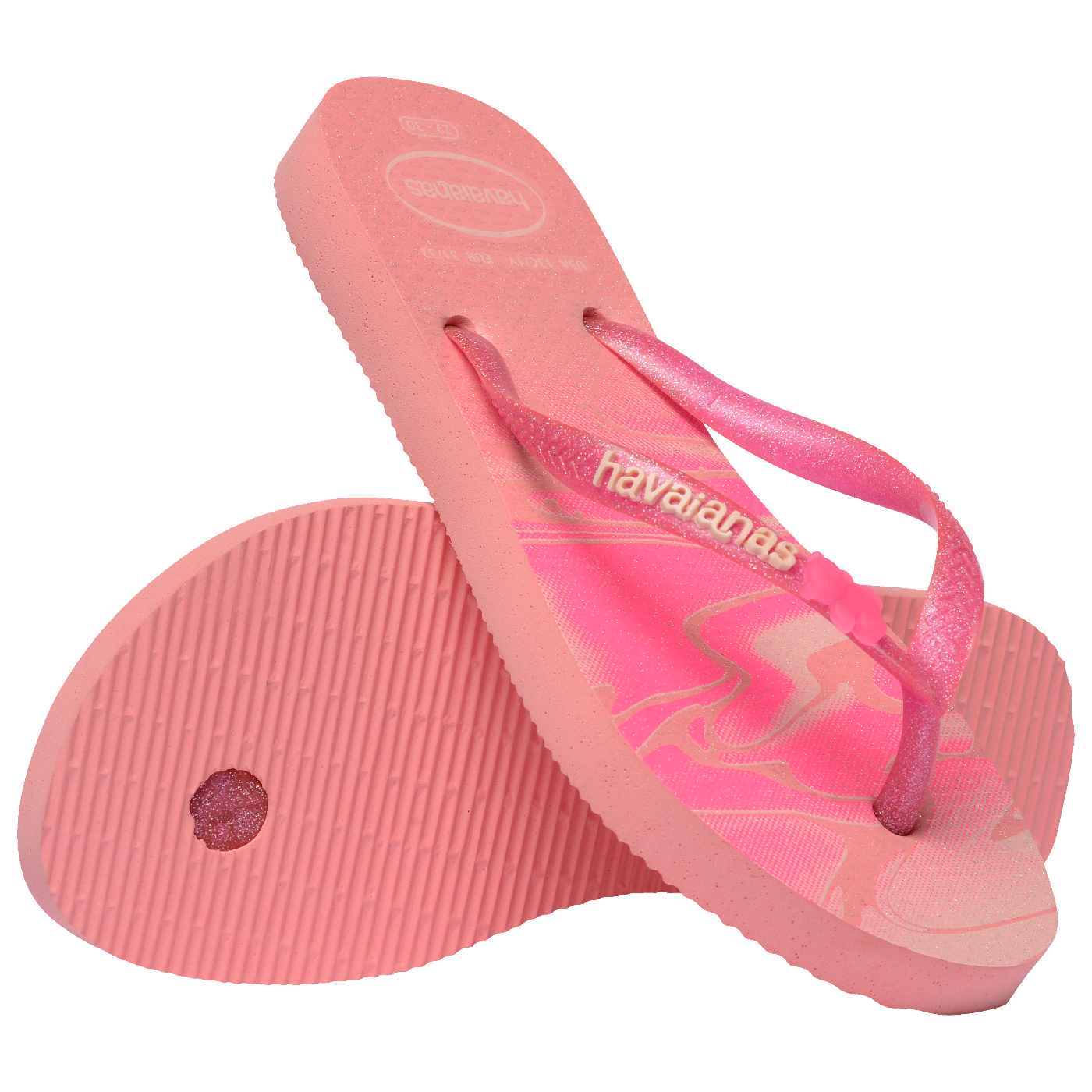 Chinelo Havaianas Infantil Slim Glitter II