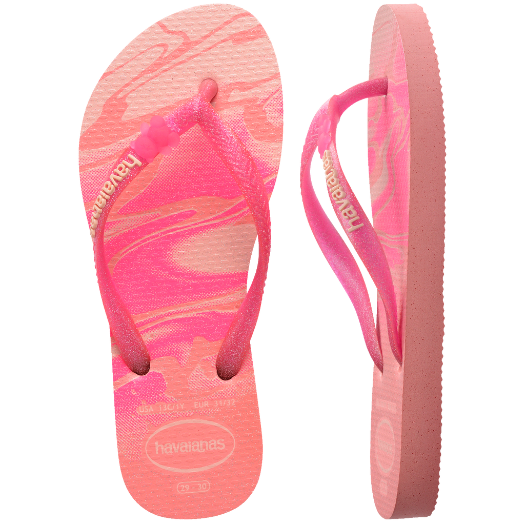 Chinelo Havaianas Infantil Slim Glitter II
