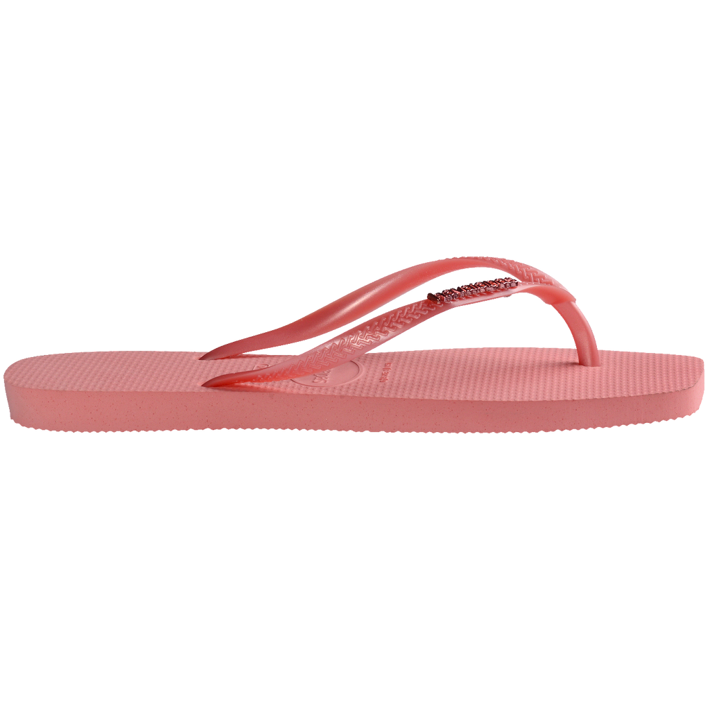 Chinelo Havaianas Slim Square Logo Metallic