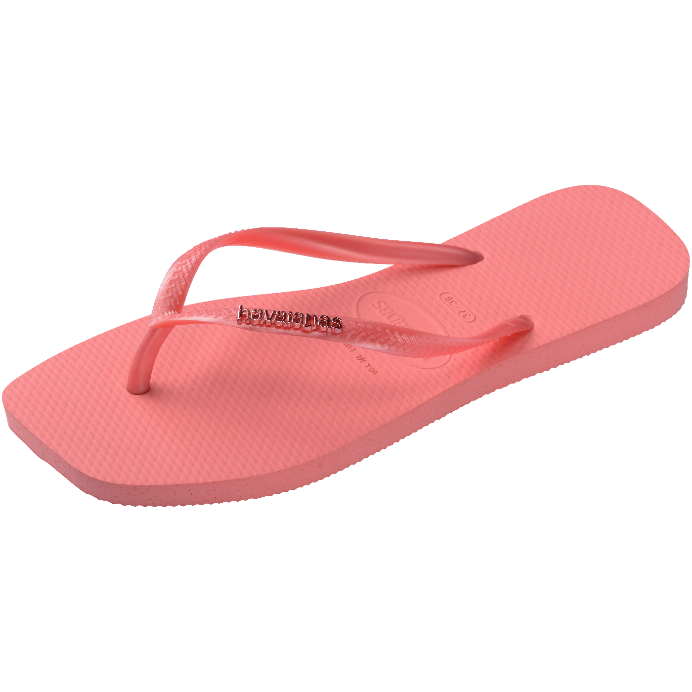 Chinelo Havaianas Slim Square Logo Metallic