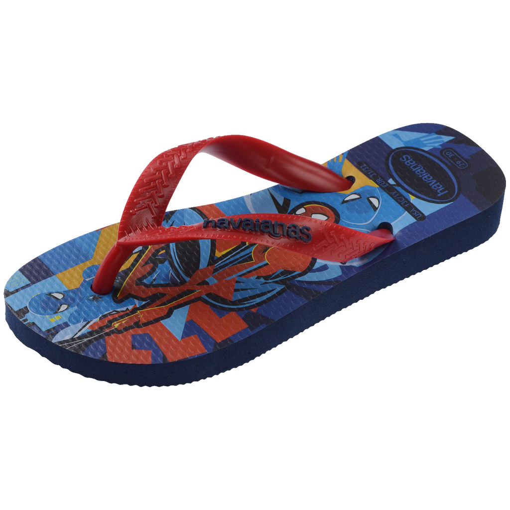 Chinelo Havaianas Infantil Top Marvel II Homem-Aranha