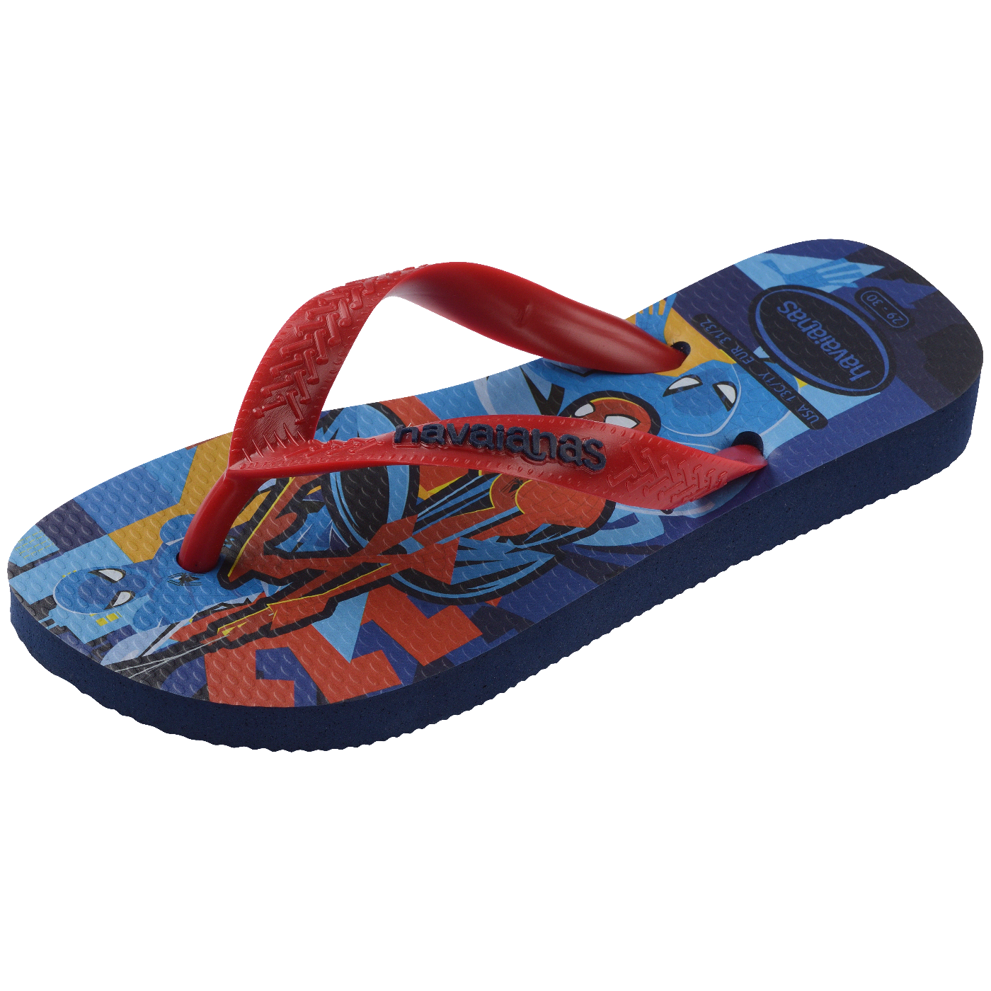Chinelo Havaianas Infantil Top Marvel II Homem-Aranha
