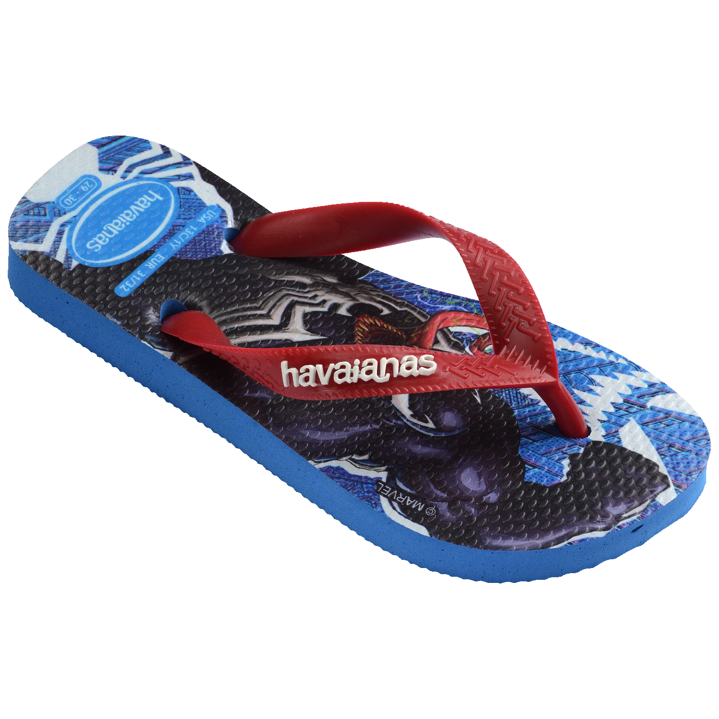 Chinelo Havaianas Infantil Top Marvel II Homem Aranha