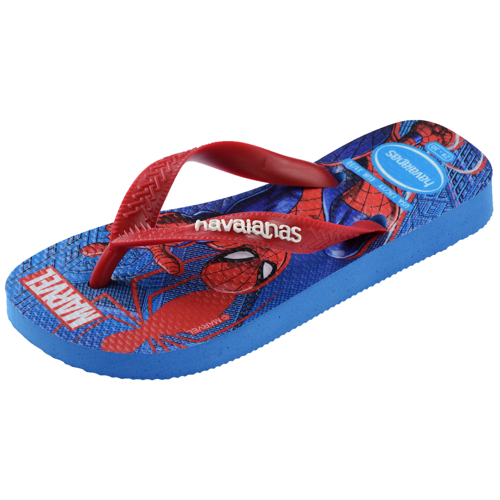 Chinelo Havaianas Infantil Top Marvel II Homem Aranha